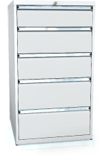 Drawer cabinet 1240 x 710 x 750 - 5x drawers